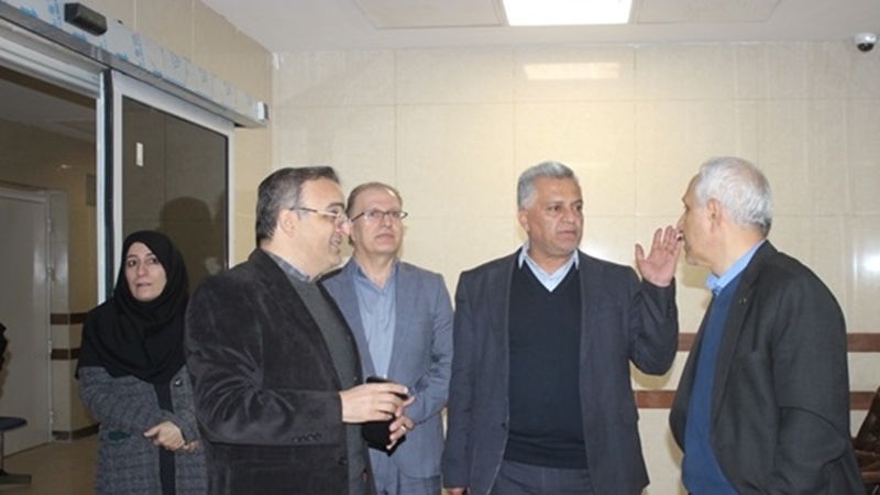 رئیس دانشگاه از مرکز جامع توانبخشی پزشکی سینا بازدید کرد